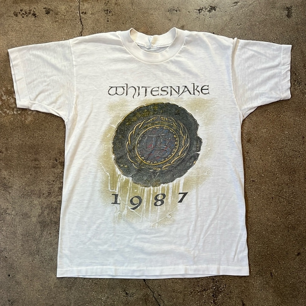 Vintage 1987 Whitesnake tee shirt